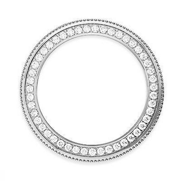 Picture of Harry Chad Enterprises 56899 2.5 CT Round Custom Diamond Bezel for Rolex Datejust Watch