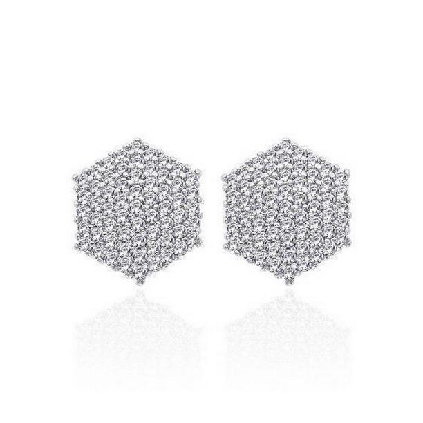 58029 4.80 CT Round Brilliant Cut Diamonds Ladies Stud Earrings, White Gold