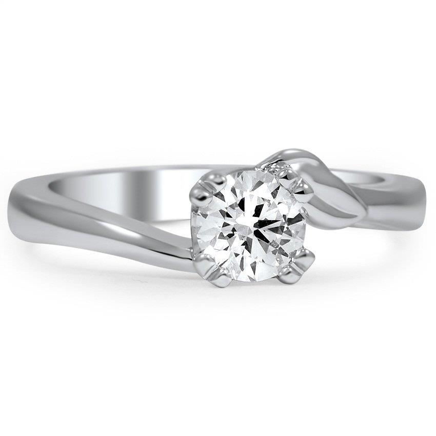 Picture of Harry Chad Enterprises 61033 Solitaire Sparkling 1.50 CT Round Cut Diamond Wedding Ring, Size 6.5