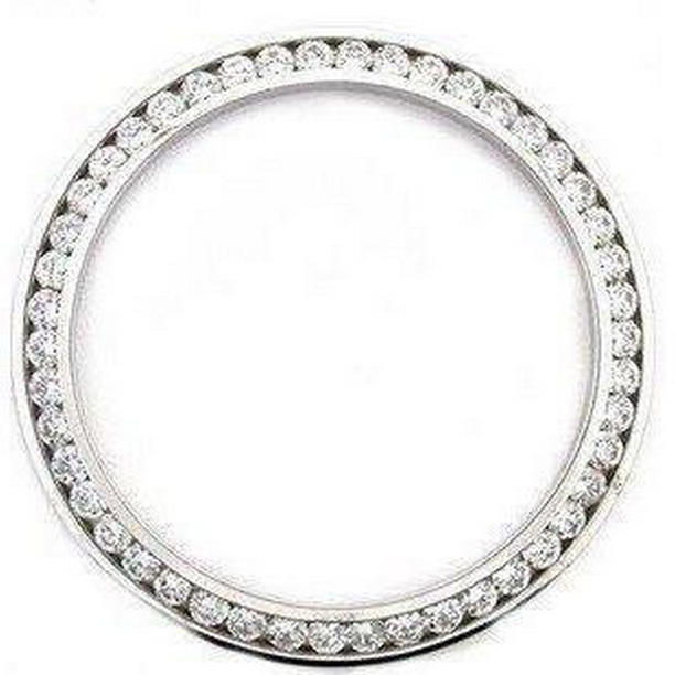 Picture of Harry Chad Enterprises 25076 26 mm 1.5 CT Ladies Watch Custom Diamond Bezel for Rolex Datejust & Date