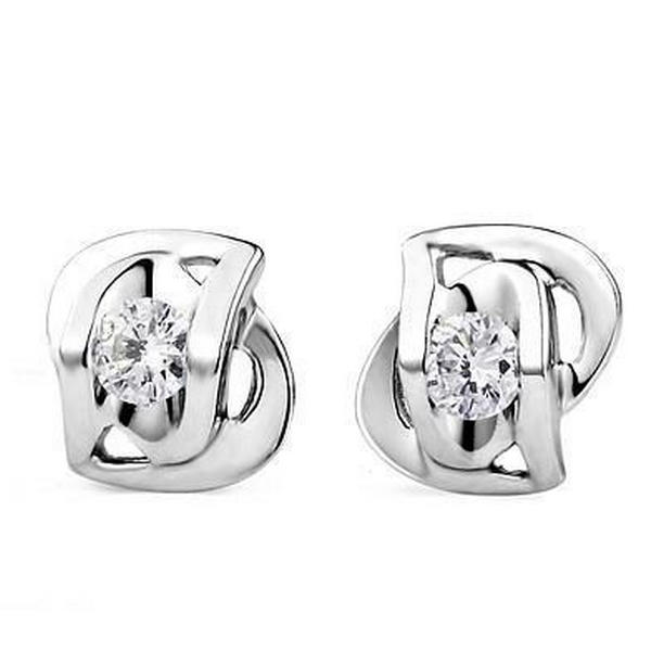 53345 Round Cut 1.80 CT Diamonds Ladies Stud Earring