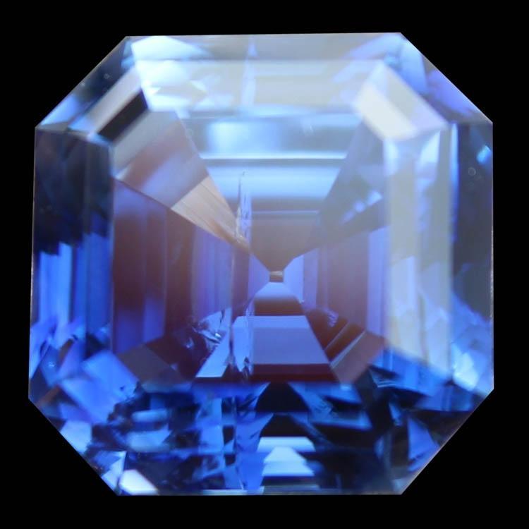 5 CT Tanzanite Natural AAA Asscher Cut Tanzanite Loose Gemstone