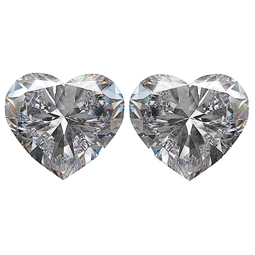 Picture of Harry Chad Enterprises 55989 2 CT Heart Cut Heart Shape Loose Diamonds, Pack of 2