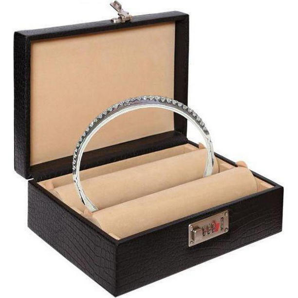 63193 4 CT Scallop Style Diamond Bangle 14K White Gold