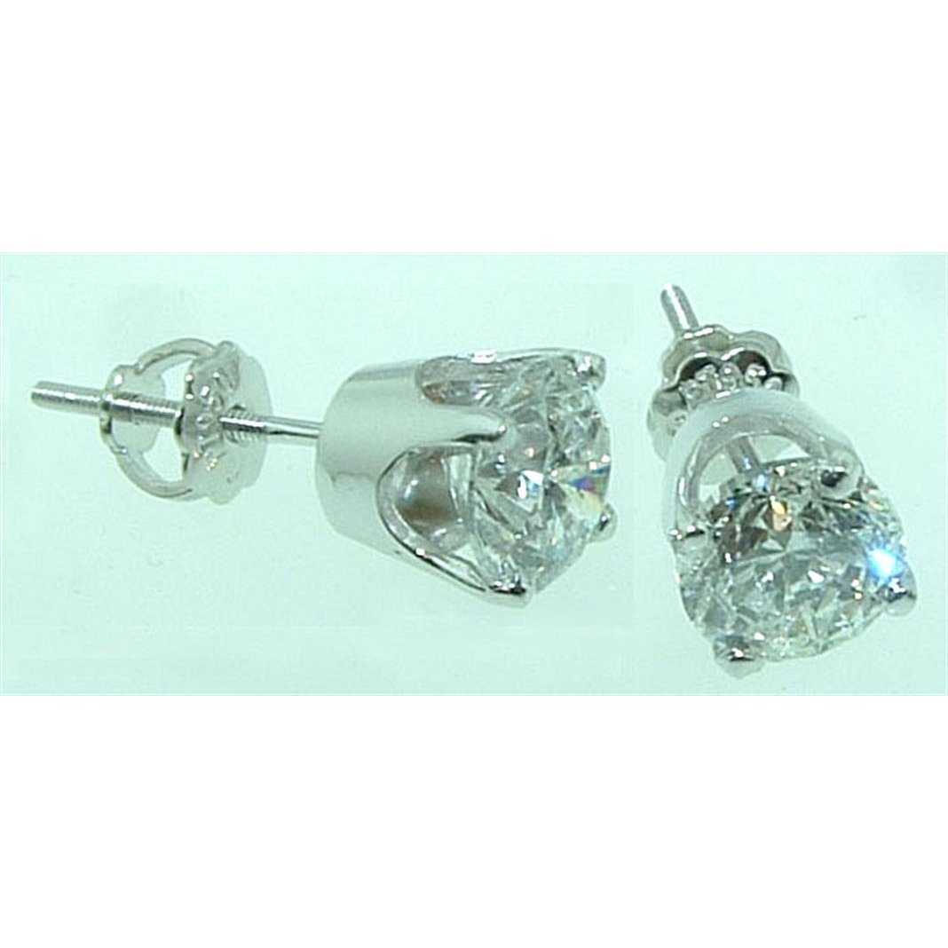 53678 1.20 CT 14K White Gold Diamond Stud Earrings