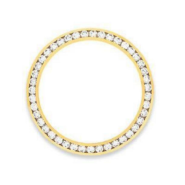 Picture of Harry Chad Enterprises 57185 26 mm 3 CT Custom Diamond Bezel for Rolex Datejust or Presidential Watch