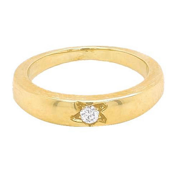 Picture of Harry Chad Enterprises 58179 0.50 CT Diamond Womens Solitaire Ring&#44; 14K Yellow Gold - Size 8