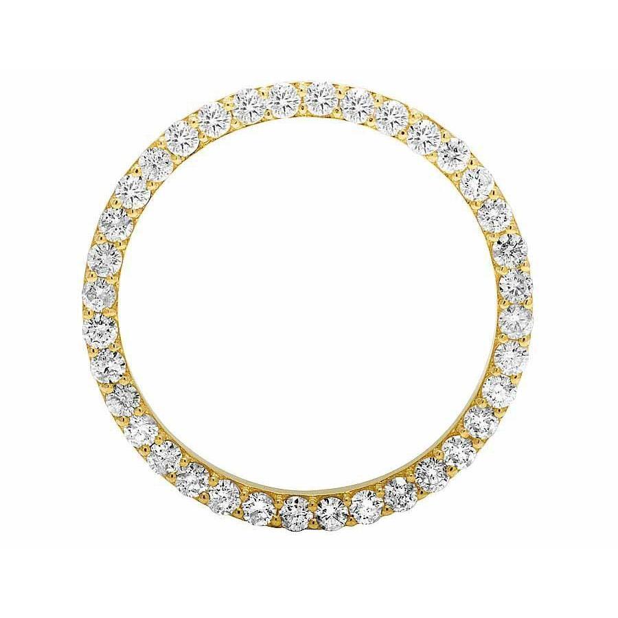 Picture of Harry Chad Enterprises 60557 41 mm 4 CT Custom Diamond Bezel for Rolex Datejust or President Watch