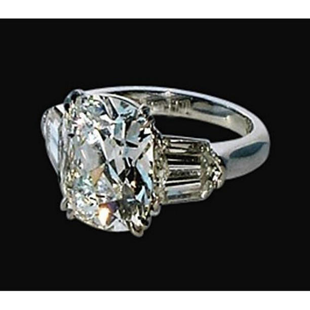 12003 Three Stone Diamond 1.65 CT White Gold Anniversary Ring, Size 6.5