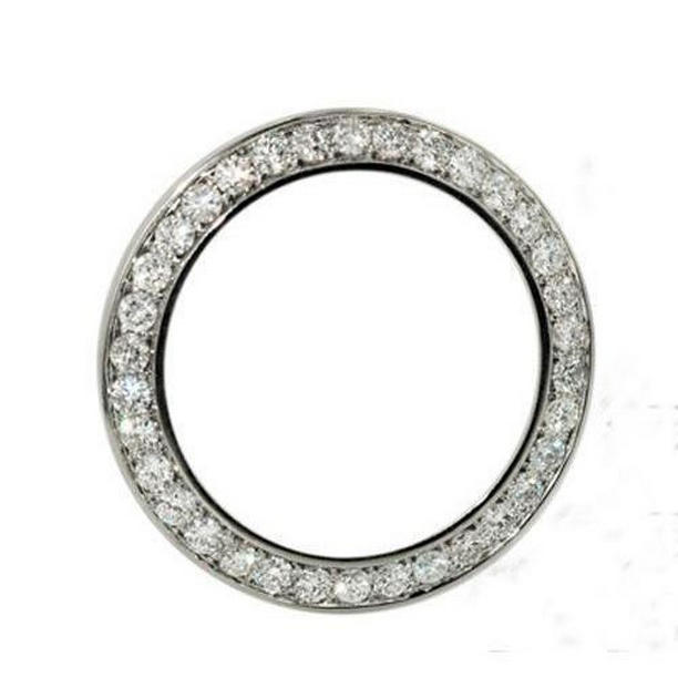Picture of Harry Chad Enterprises 25650 4 CT Custom Round Diamond Bezel for Rolex or Date Watch