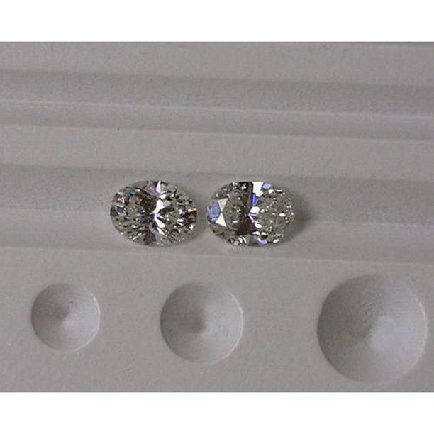 Picture of Harry Chad Enterprises 61363 2 CT F Vs1 Sparkling Oval Diamond Loose Diamond, Pack of 2