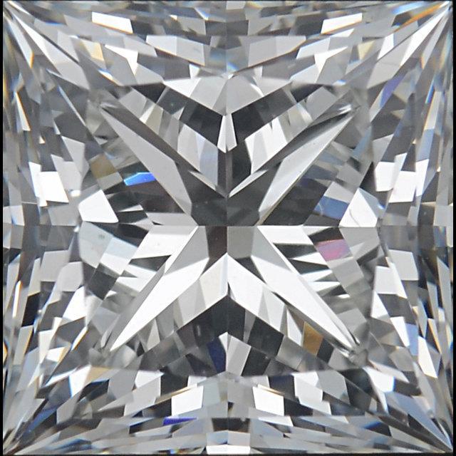 Picture of Harry Chad Enterprises 64155 Princess Cut G SI1 Sparkling 3.75 CT Loose Diamond