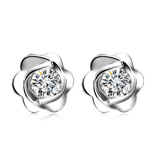 51716 1.5 CT Diamond Stud Womens Earring, 14K Gold