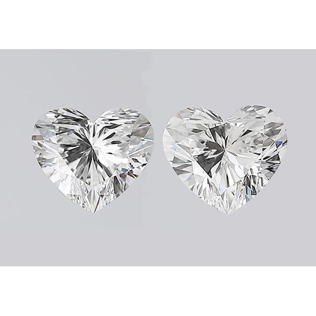 Picture of Harry Chad Enterprises 57371 2 CT Heart Shape Cut Loose Diamond, Pack of 2