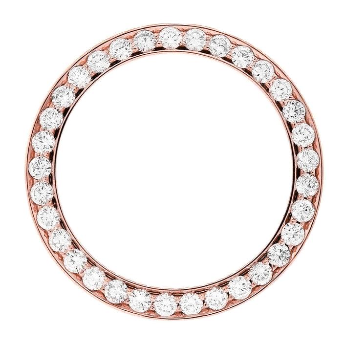 58666 36 mm 5 CT Custom Diamond Bezel for Rolex Datejust  President Watch