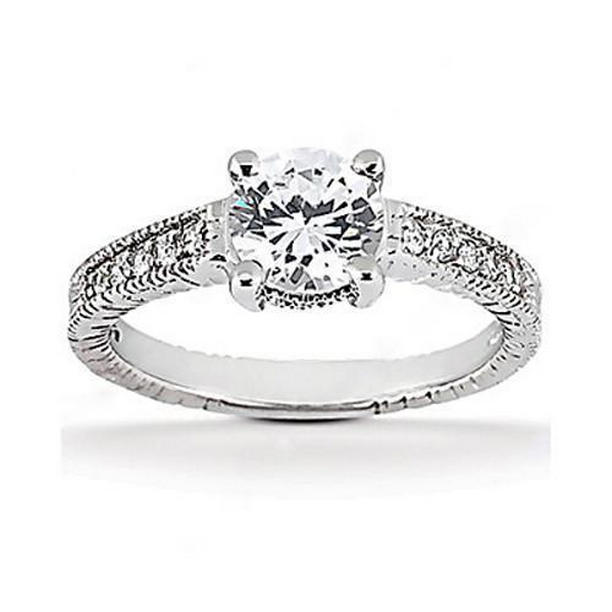 Picture of Harry Chad Enterprises 6070 Diamond 1.75 CT Diamonds F Vs1 Engagement Ring, Gold - Size 6.5