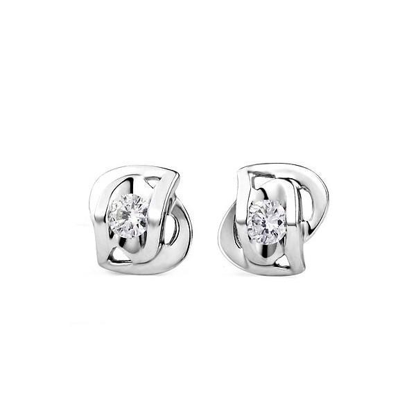 54564 1.20 CT Diamond Stud Earrings, White Gold