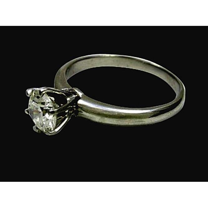 Picture of Harry Chad Enterprises 13161 1.01 CT Diamond Womens Jewelry Solitaire Ring&#44; White Gold - Size 6.5