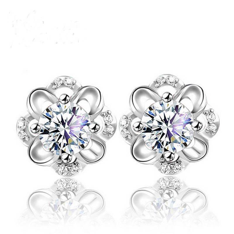 49102 2.40 CT Round Diamond Stud Earring, White Gold