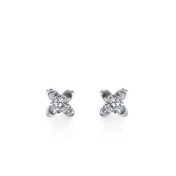 49116 2 CT Womens Round Cut Diamonds Stud Earring