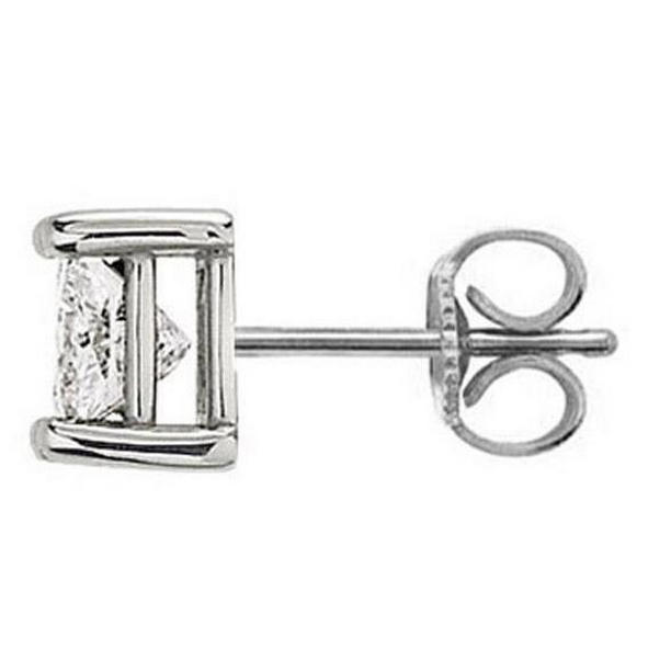 50623 1.5 CT Single F Vs1 Diamond Stud Mens Earring, Gold