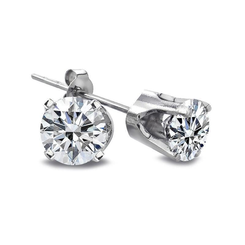 1.20 CT Ladies Gold Fine Stud Diamond Earring