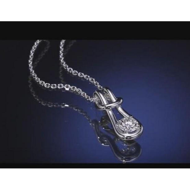 56680 Solitaire Diamond 1 CT Love Knot Style Womens Pendant Necklace -  Harry Chad Enterprises