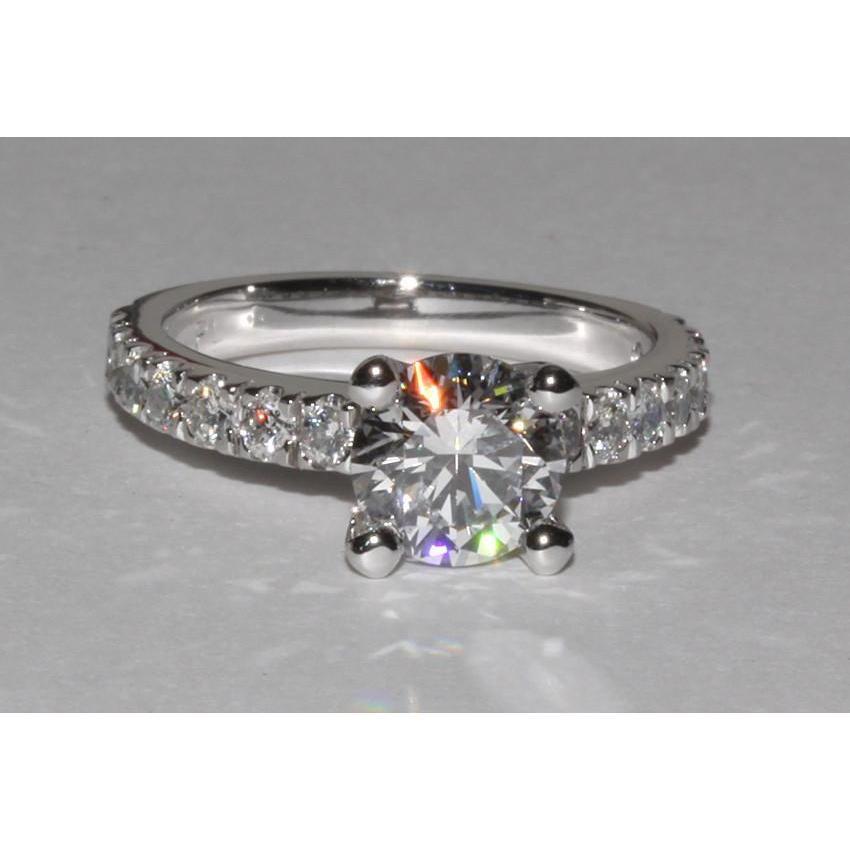 Picture of Harry Chad Enterprises 14629 2 CT Gorgeous Sparkling Diamond Ring with Accents, Size 6.5