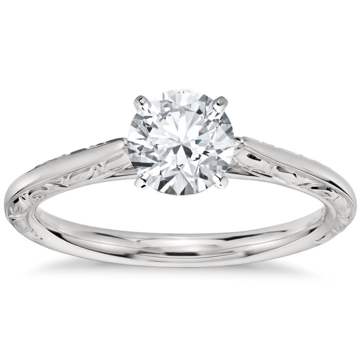 Picture of Harry Chad Enterprises 38904 1.50 CT Big Round Cut Solitaire Diamond Engagement Ring, Size 6.5