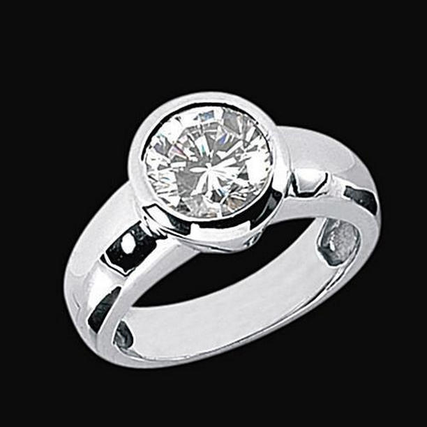 Picture of Harry Chad Enterprises 495 2.51 CT Diamond H SI1 Mens Solitaire Ring&#44; Size 8