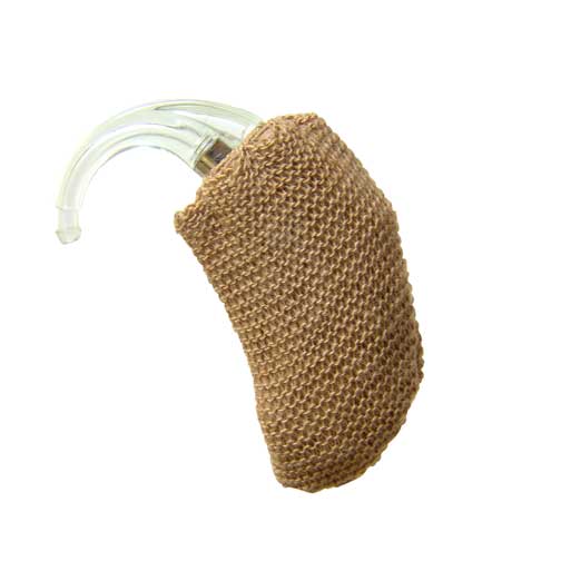 1 in. Hearing Aid Light Brown Sweatband, Light Brown - Mini