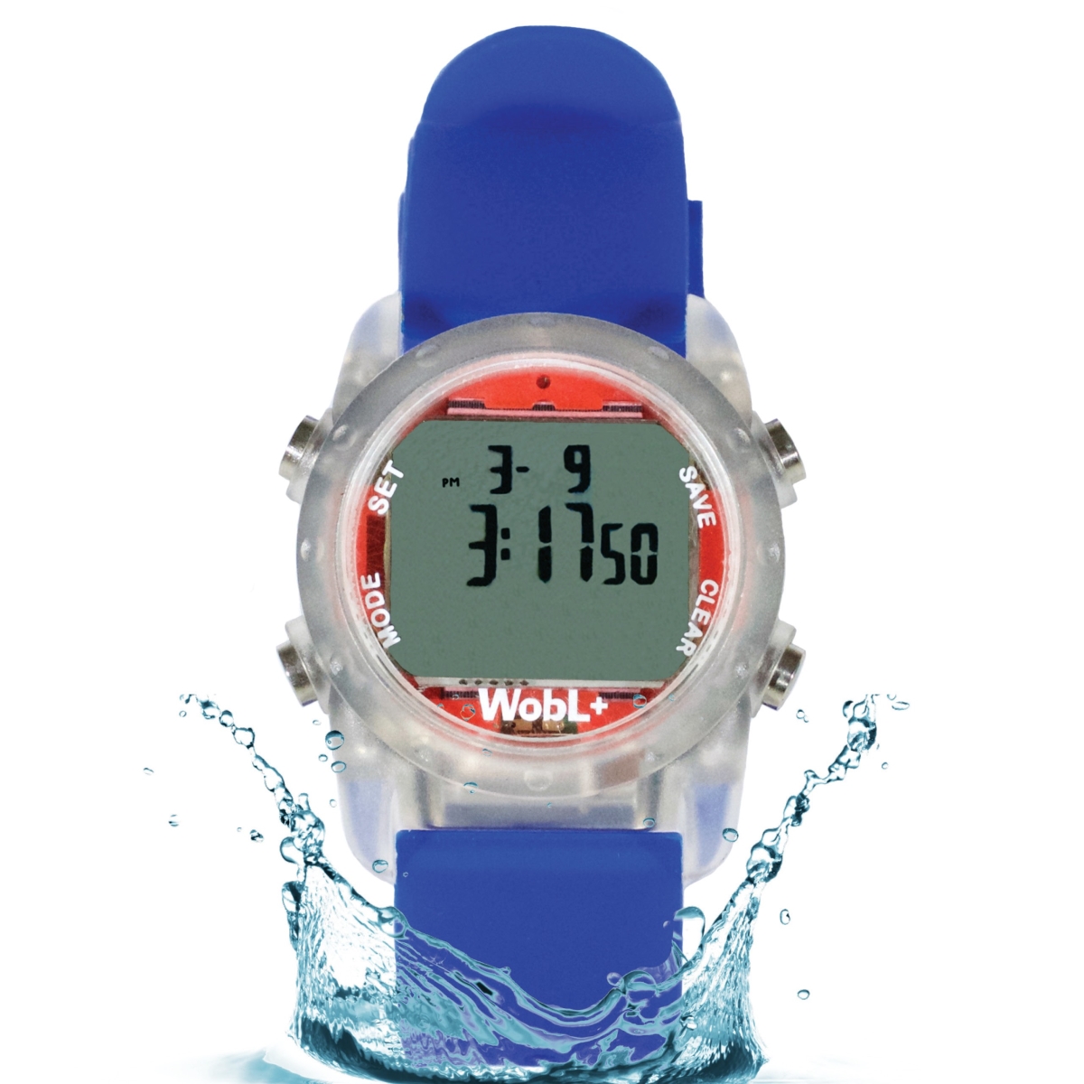 Picture of Harris Communications HC-WOBL-BL WOBL Plus Vibrating Watch&#44; Blue