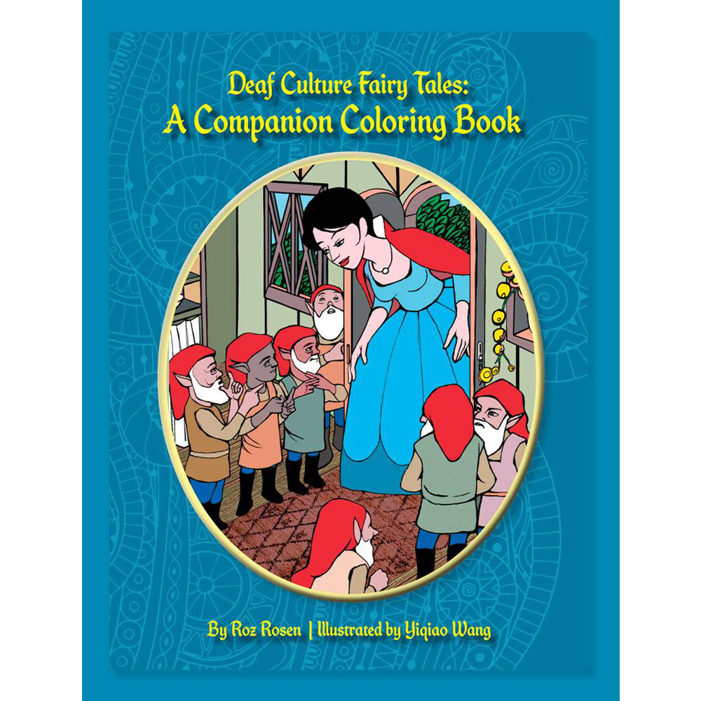 Picture of Harris Communications B1352 Deaf Culture Fairy Tales Coloring Book