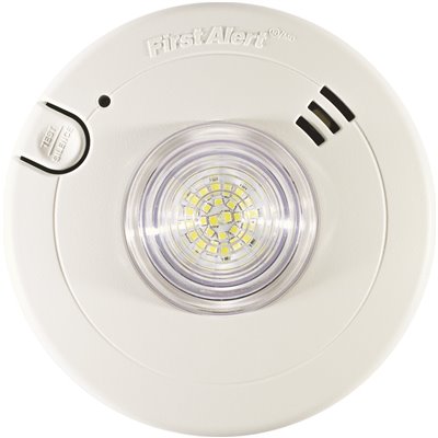 Picture of BRK Electronics HC-7020BSL Hardwired Photoelectric T3 Smoke Alarm & LED Strobe