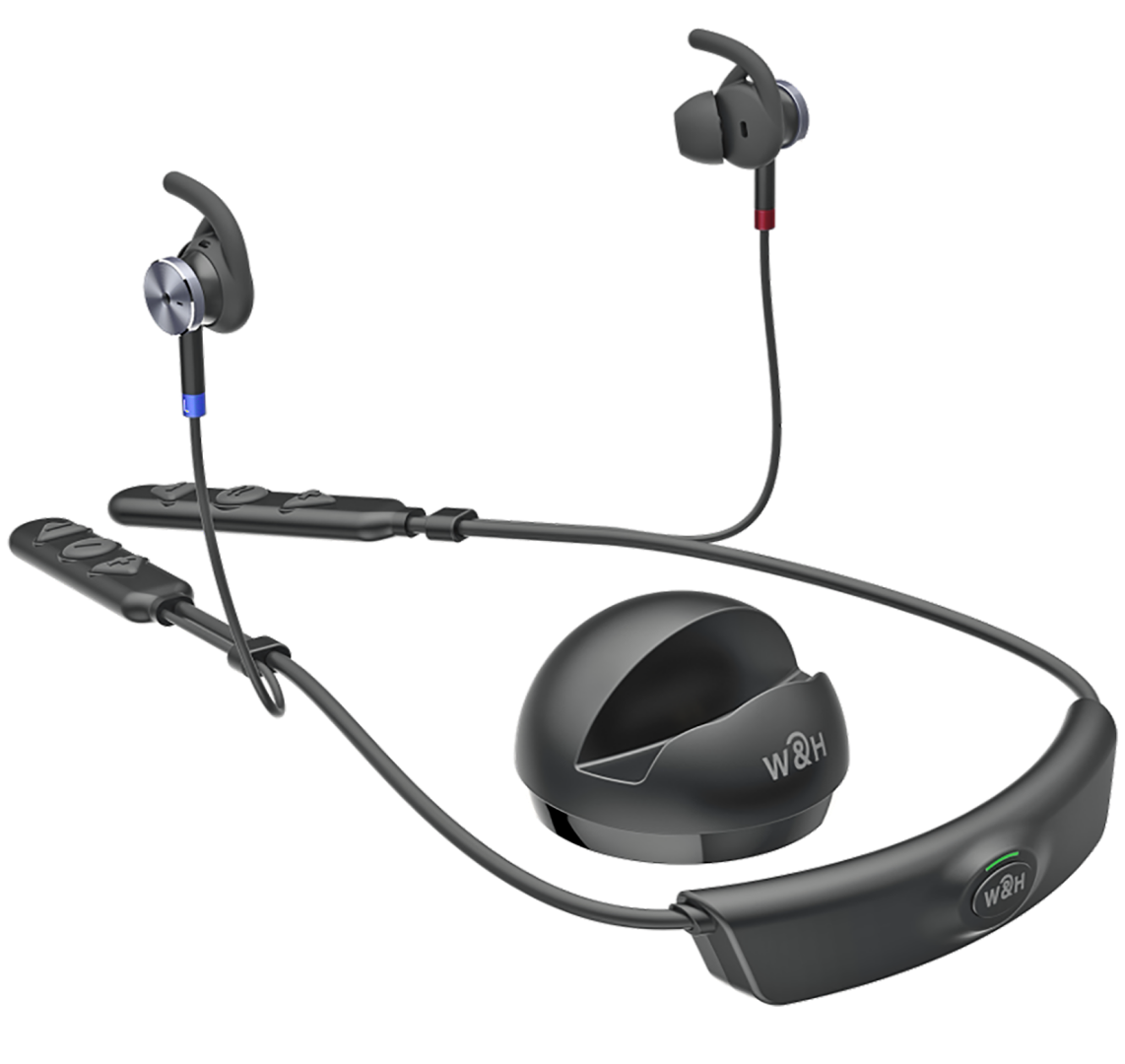 Picture of Harris Communications HC-BEHEAR-ACCESS Wear & Hear Behear Access Assistive Hearing Bluetooth Headset Personal Amplifier