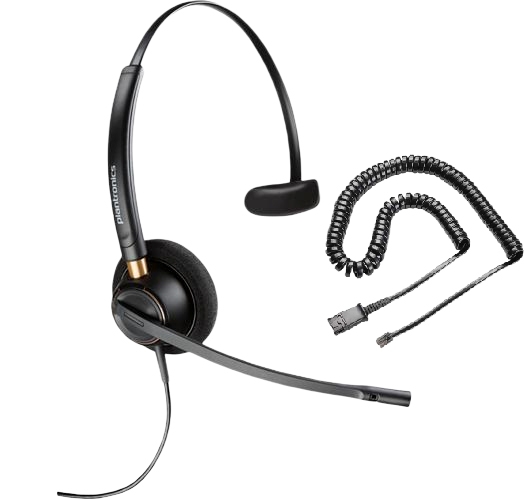 Picture of Plantronics HC-HW510KIT EncorePro Noise Canceling Headset with RJ9 Adapter