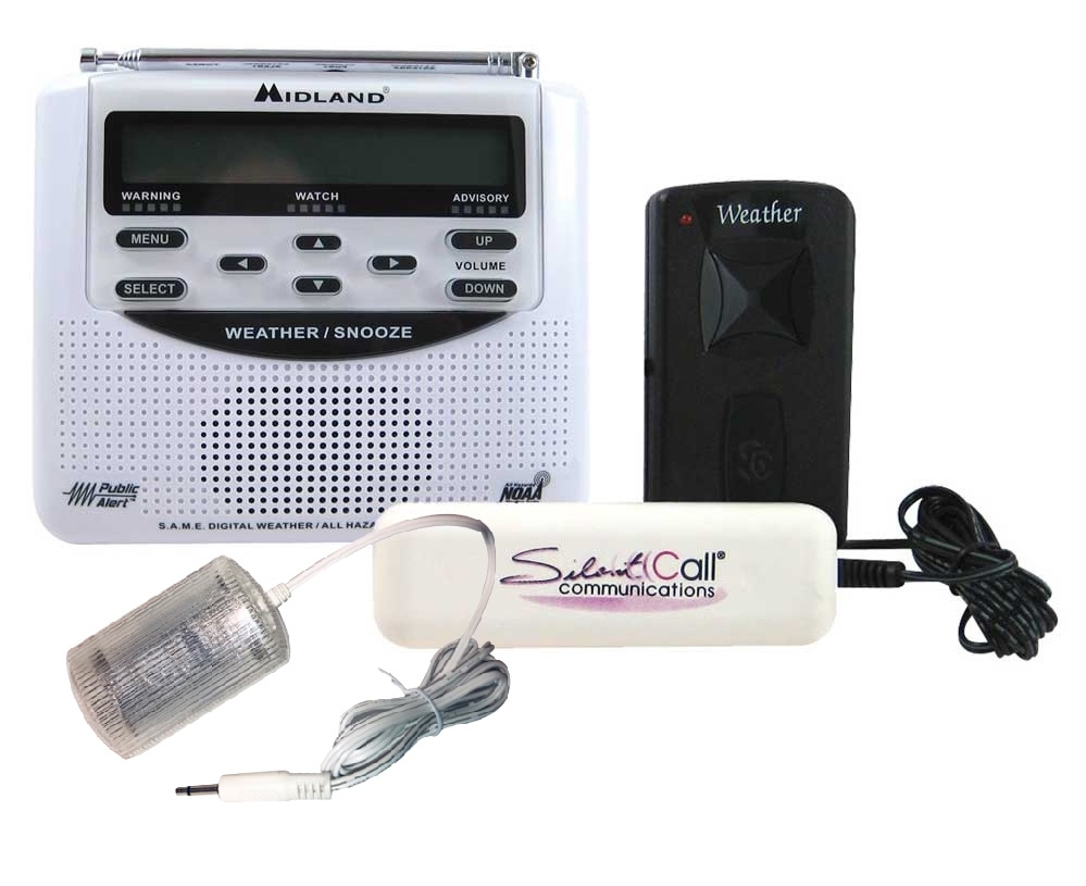 Midland Weather Alert Radio with  Light & Bed Shaker -  Exotic, EX1575425