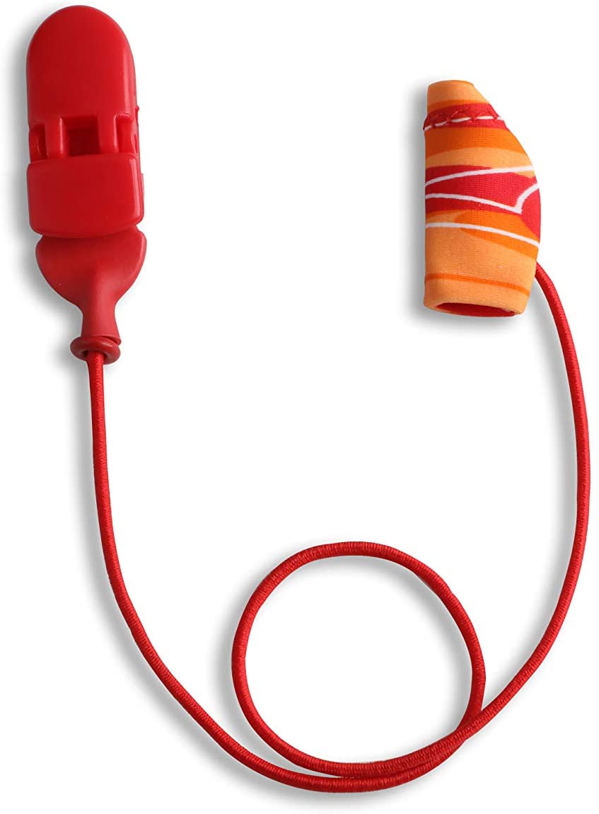 Up To 1 in. Micro Corded Mono Hearing Aids, Orange & Red