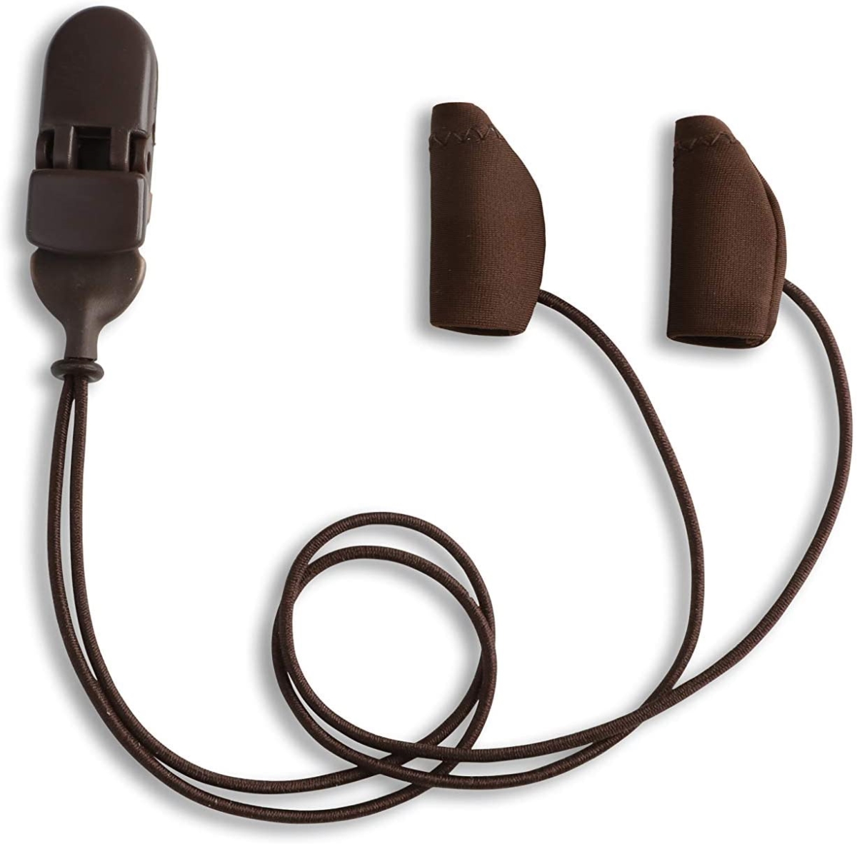 EG-MICROCORD-BR 1 in. Micro Corded Binaural Hearing Aids Protectors, Brown