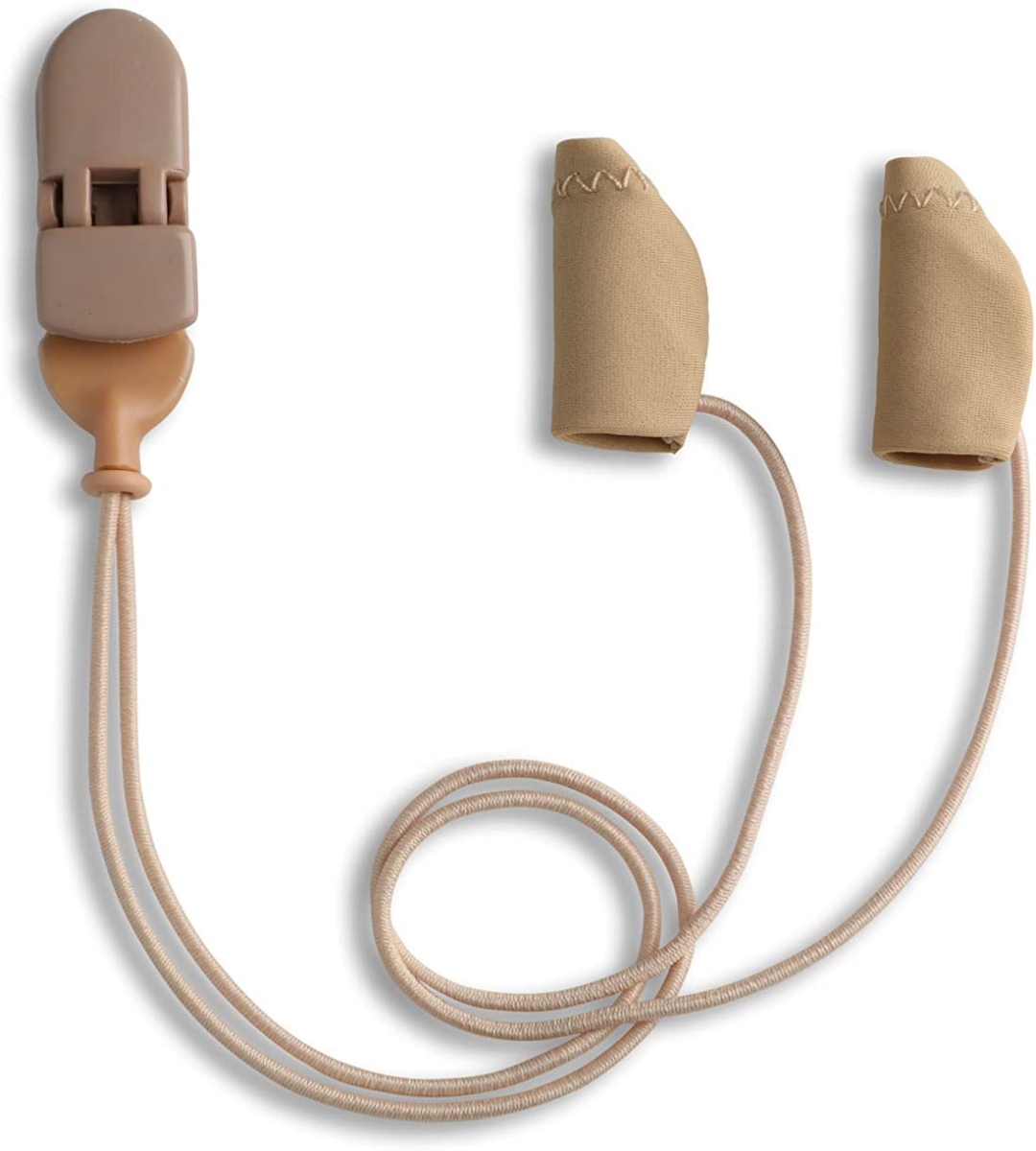 Up To 1 in. Micro Corded Binaural Hearing Aids, Beige