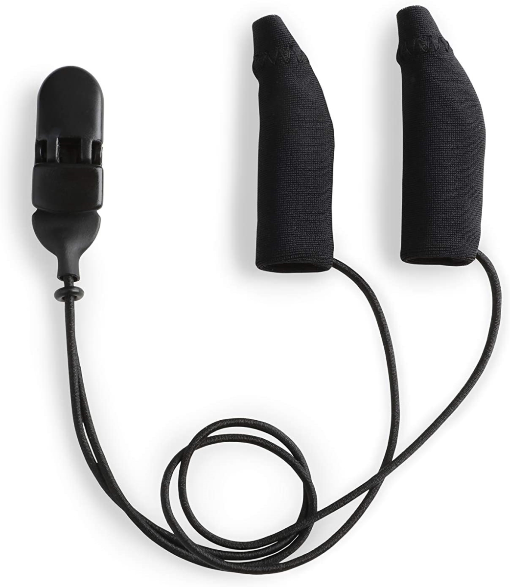 1.25-2 in. Original Corded Binaural Hearing Aids, Black