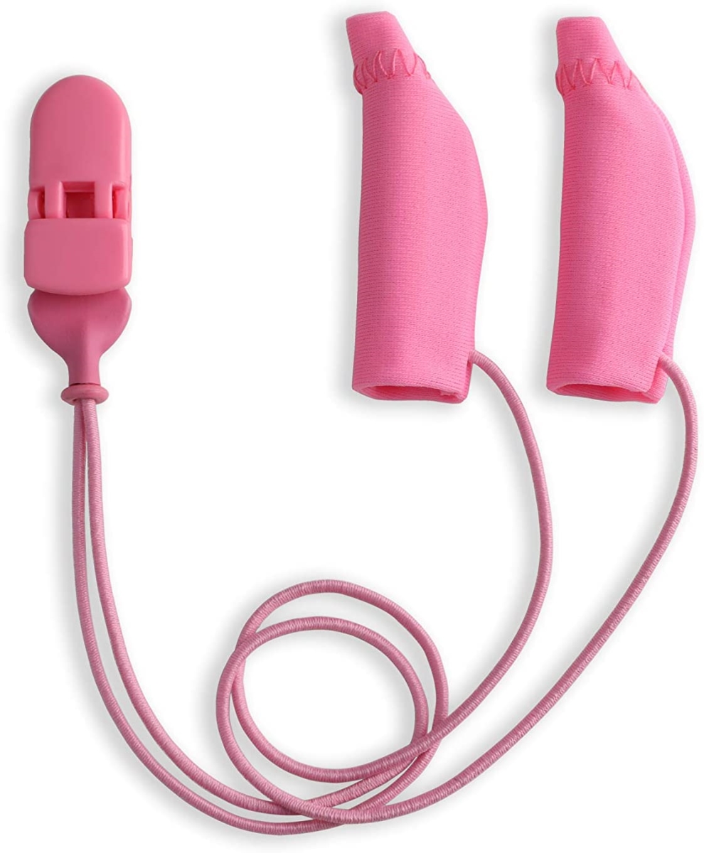 1.25-2 in. Original Corded Binaural Hearing Aids - Pink