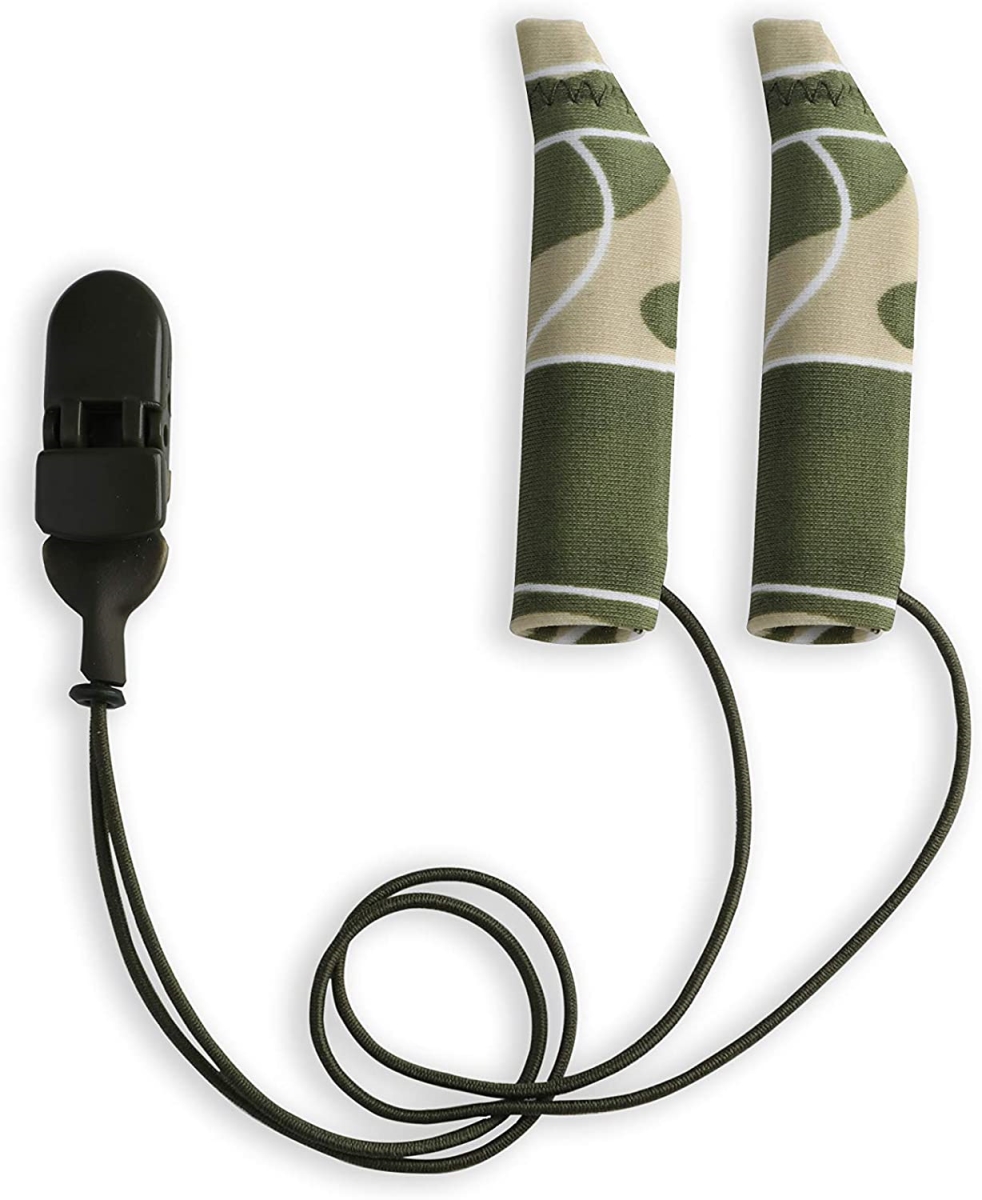 2-3 in. FM Corded Binaural Hearing Aids, Camouflage