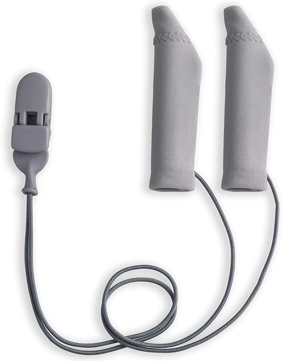 2-3 in. FM Corded Binaural Hearing Aids, Grey