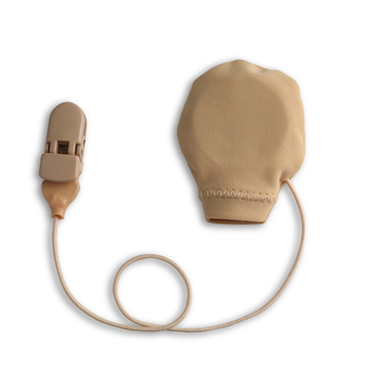 EG-RONDOMONO-TN Rondo Corded Mono Hearing Aids Protector, Beige