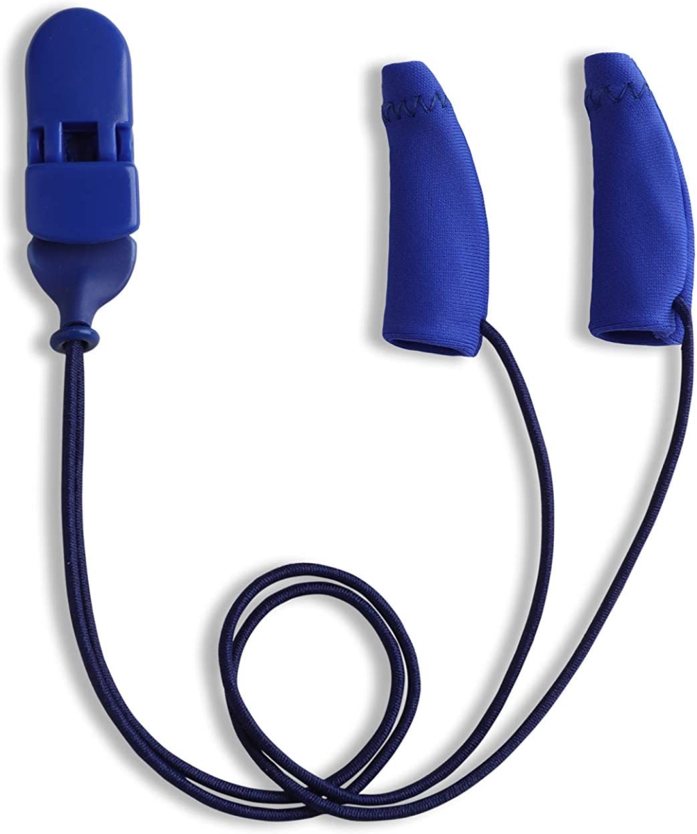 Picture of Ear Gear EG-MINICORD-BL 1-1.25 in. Mini Corded Binaural Hearing Aids, Blue