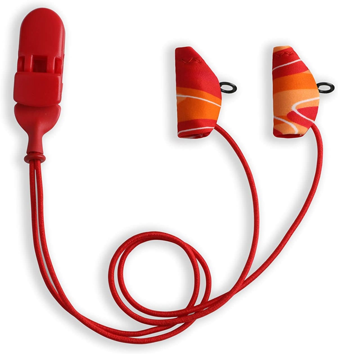 EG-MICROCORD-EYE-OR Micro Corded Eyeglasses - Orange & Red