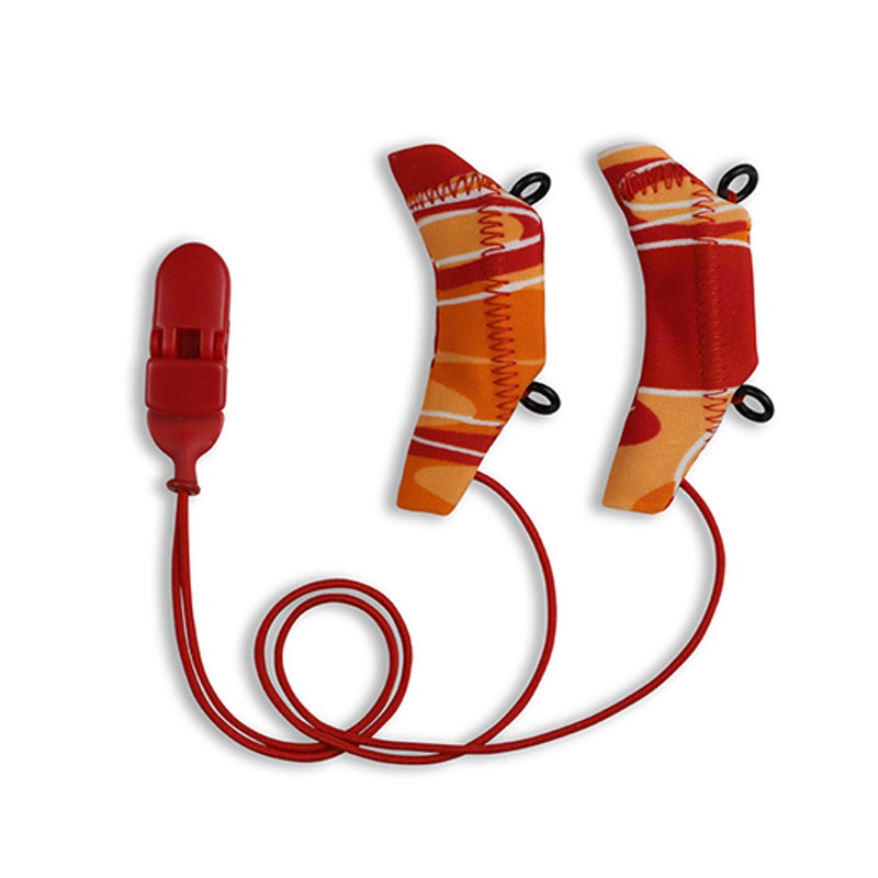 EG-COCHM1CORD-EYE-OR Cochlear M1 Corded Eyeglasses - Orange & Red