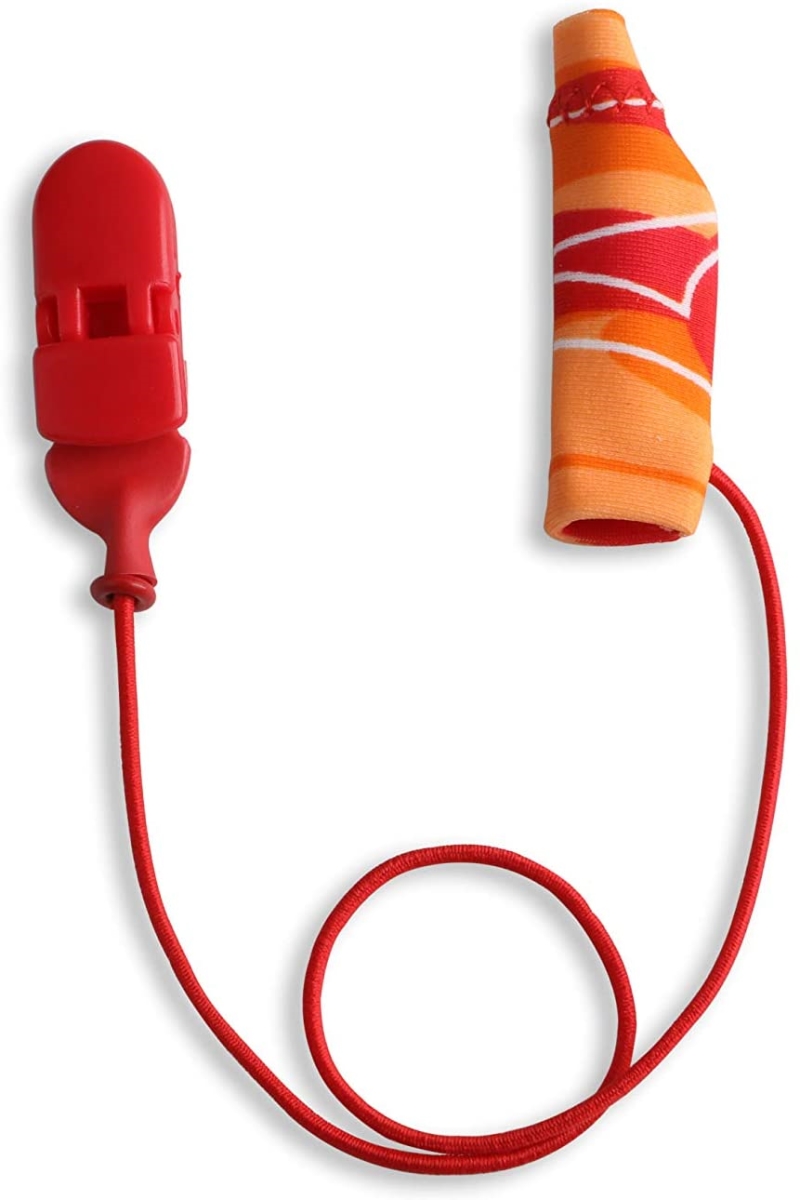 EG-OGMONO-OR 1.25-2 in. Original Corded Mono Hearing Aids - Orange & Red