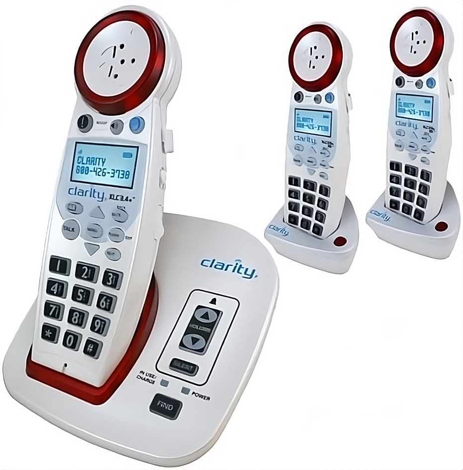 CL-XLC3.4 KIT2 Professional 4 Plus Amplified Phone with Two Extra Handsets